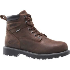 Wolverine Women's Floorhand Steel Toe WP Work Boot - Brown - W10696 -Boot Shop WBSM W10633 101215 F16 022