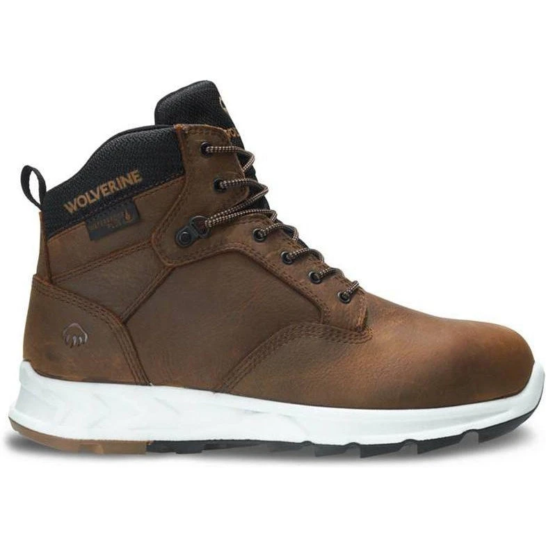 Wolverine Men's Shiftplus Work LX Alloy Toe WP Wedge Work Boot Brown W201156 4 Wolverine Men's Shiftplus Work LX Alloy Toe WP Wedge Work Boot Brown W201156 - Image 2