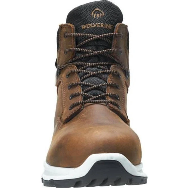 Wolverine Men's Shiftplus Work LX Alloy Toe WP Wedge Work Boot Brown W201156 6 Wolverine Men's Shiftplus Work LX Alloy Toe WP Wedge Work Boot Brown W201156 - Image 4