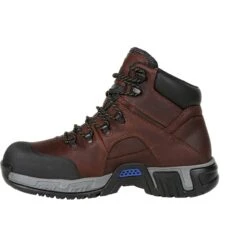 Michelin Men's HydroEdge 6" Steel Toe WP Work Boot - Brown - XHY662 -Boot Shop XHY662 instep profile