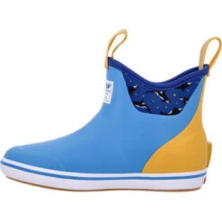 Xtratuf Women's Salmon Sisters 6" WP Ankle Deck Boot - Blue - XWAB2SS -Boot Shop XWAB2SS 5 LARGE 215dd617 a19c 413f bbe5 5615ca36a9ff