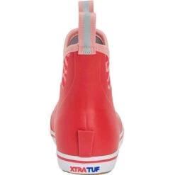 Xtratuf Women's Salmon Sisters 6" WP Ankle Deck Boot -Red- XWAB6KS -Boot Shop XWAB6KS 4 LARGE e657c45b 9393 4456 971d de48a031736a