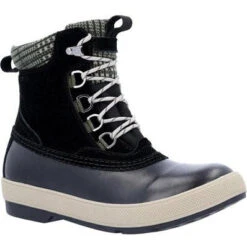 Xtratuf Women's Legacy Lte WP Slip Resist Lace Work Boot -Black- XWLT000