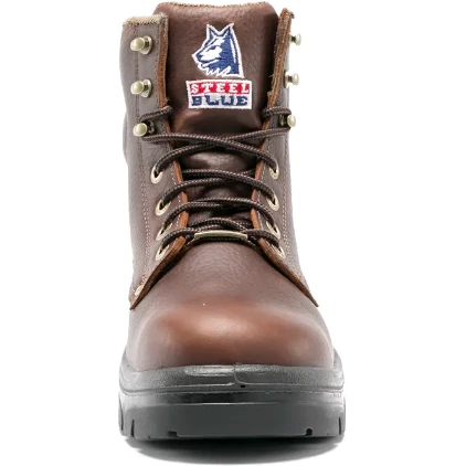 Steel Blue Men's Argyle 6" Steel Toe Work Boot - Brown - 812952 8 Steel Blue Men's Argyle 6" Steel Toe Work Boot - Brown - 812952 - Image 6