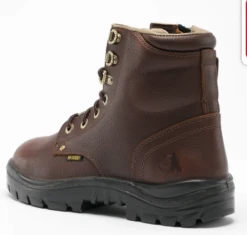 Steel Blue Men's Argyle 6" WP Steel Toe Side Zip Work Boot - Oak - 812951 -Boot Shop az 4