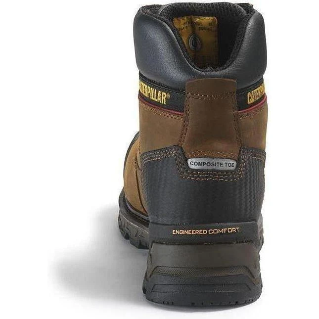 CAT Men's Exavator 6" XL Comp Toe WP Work Boot - Brown - P90991 7 CAT Men's Exavator 6" XL Comp Toe WP Work Boot - Brown - P90991 - Image 5
