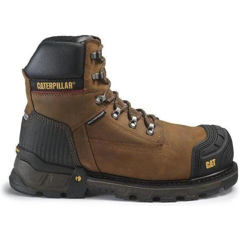 CAT Men's Exavator 6" XL Comp Toe WP Work Boot - Brown - P90991 4 CAT Men's Exavator 6" XL Comp Toe WP Work Boot - Brown - P90991 - Image 2