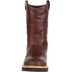 Georgia Men's Giant Steel Toe Pul-On Work Boots - Brown - G4374 -Boot Shop georgia mens giant steel toe pul on work boots brown g4374 5