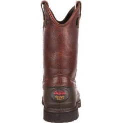 Georgia Men's Muddog Steel Toe Wellington WP Work Boot - Brown - G5655 -Boot Shop georgia mens muddog steel toe wellington wp work boot brown g5655 5