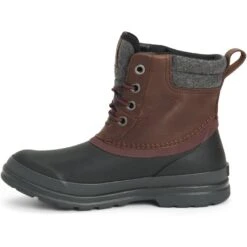 Muck Women's Originals Duck Lace Waterproof Duty Boot- Black- ODLW-900 -Boot Shop odlw 900 brown black 2 2400x f5dc98e5 513c 4b37 ae94 87563f8fdfda