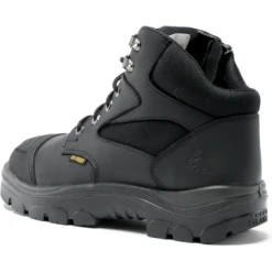 Steel Blue Men's Parkes Side Zip WP Steel Toe Hiker Work Boot - Black - 812968 -Boot Shop pz5