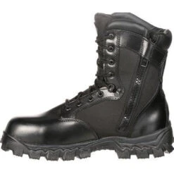 Rocky Men's Alphaforce 8" Zipper Comp Toe WP Duty Boot Black FQ0006173 -Boot Shop rocky mens alphaforce 8 zipper comp toe wp duty boot black fq0006173 3