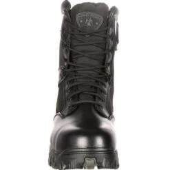 Rocky Men's Alphaforce 8" Zipper Comp Toe WP Duty Boot Black FQ0006173 -Boot Shop rocky mens alphaforce 8 zipper comp toe wp duty boot black fq0006173 5