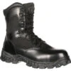Rocky Men's Alphaforce 8" Zipper WP Duty Boot - Black - FQ0002173