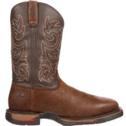 Rocky Men's Long Range Stl Toe WP Pull-on Western Boot Brown FQ0006654 -Boot Shop rocky mens long range stl toe wp pull on western boot brown fq0006654 5