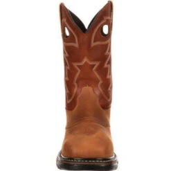 Rocky Men's Original Ride Steel Toe WP Western Boot- Brown- RKYW041 -Boot Shop rocky mens original ride steel toe wp western boot brown rkyw041 3