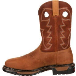 Rocky Men's Original Ride Steel Toe WP Western Boot- Brown- RKYW041 -Boot Shop rocky mens original ride steel toe wp western boot brown rkyw041 5
