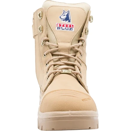Steel Blue Men's Southern Cross 6" Side Zip WP Steel Toe Work Boot - Sand - 812961 7 Steel Blue Men's Southern Cross 6" Side Zip WP Steel Toe Work Boot - Sand - 812961 - Image 5