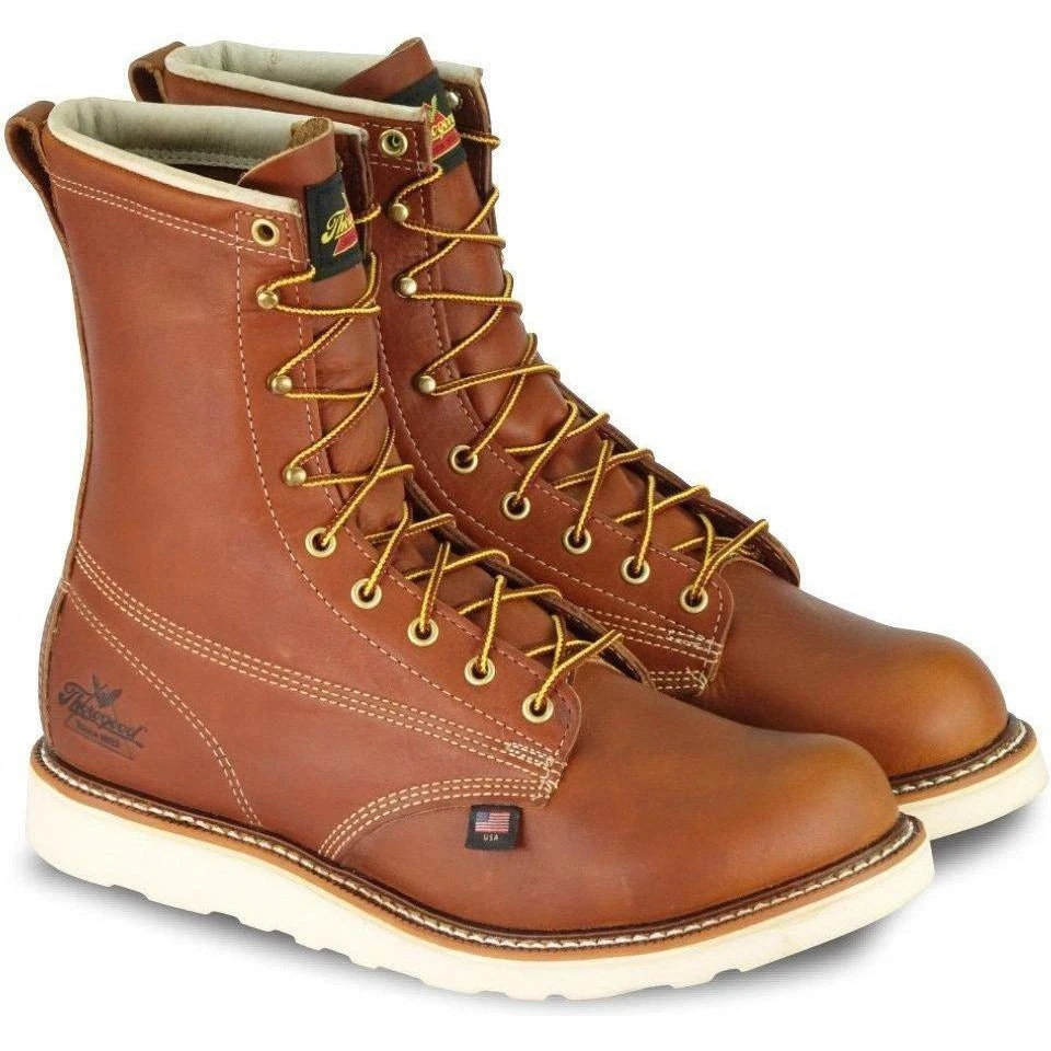 Thorogood Men's USA Made Amer. Heritage 8" Stl Toe Wedge Work Boot 804-4364 3 Thorogood Men's USA Made Amer. Heritage 8" Stl Toe Wedge Work Boot 804-4364