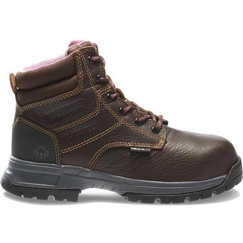 Wolverine Women's Piper 6" Comp Toe WP EH Work Boot - Brown - W10180 4 Wolverine Women's Piper 6" Comp Toe WP EH Work Boot - Brown - W10180 - Image 2