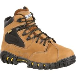 Michelin Men's 6" Steel Toe Internal Metguard Work Boot- Brown- XPX763